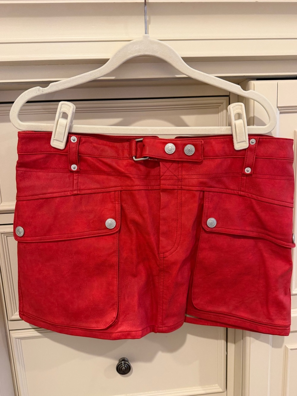 We The Free Red Mod Moment Skirt